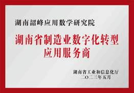 2023.04.26湖南韶峰应用数学研究院-湖南省制造业数字化转型应用服务商